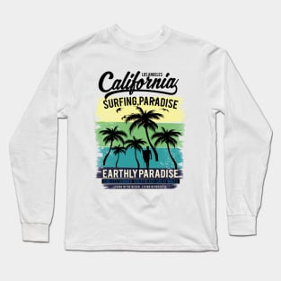 California Surfing Paradise,Seal Beach California Long Sleeve T-Shirt